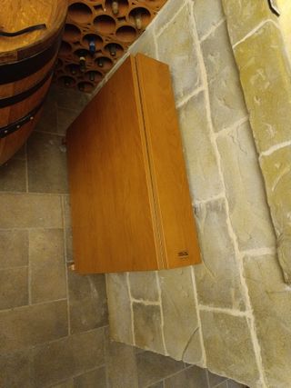 Mesa comedor plegable de madera de 2 alas