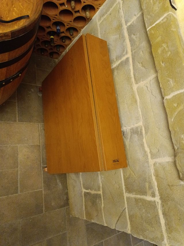 Mesa comedor plegable de madera de 2 alas