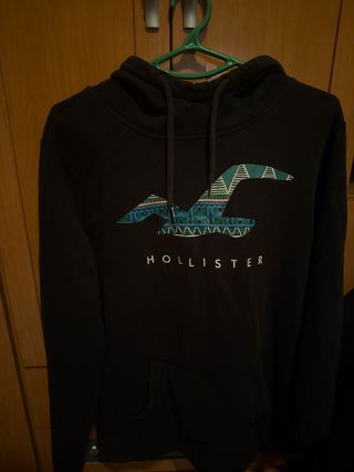 Sudadera Hollister Negra Talla M