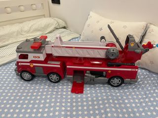 Camión Bombero Patrulla Canina con Luz y Sonido