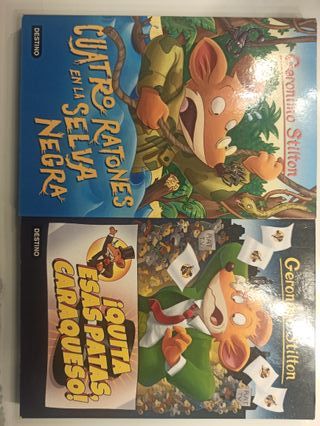 Libros Geronimo Stilton el número 11 y el número 9