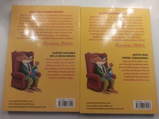 Libros Geronimo Stilton el número 11 y el número 9