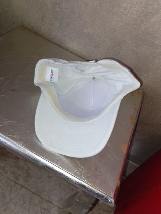 Cappellino Carla Ferroni Jeans Bianco
