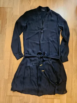 Vestido seda Massimo Dutti T. S