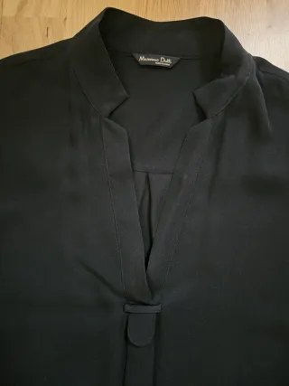 Vestido seda Massimo Dutti T. S