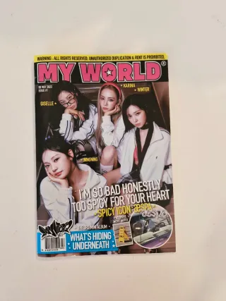 Álbum Aespa My World Spicy Version Kpop 