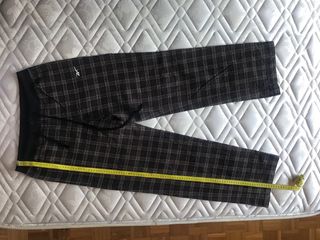 Pantalones de chándal unisex cuadros marrones