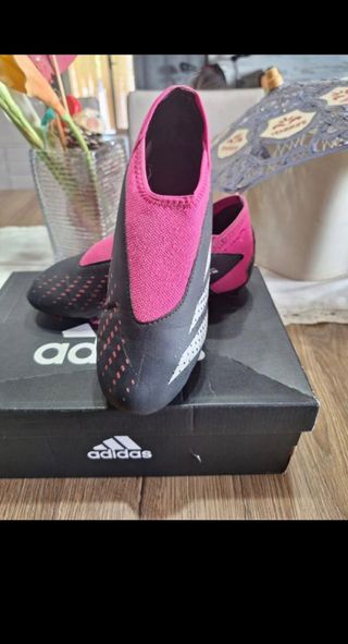 Botas Adidas Predator Rosa Talla 33.5