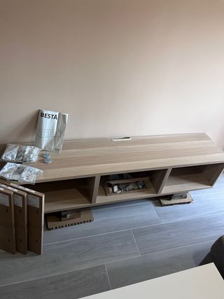 Mueble Besta Ikea Madera
