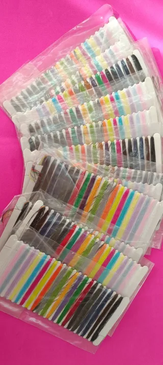 Pack 10 hilos bordar colores surtidos