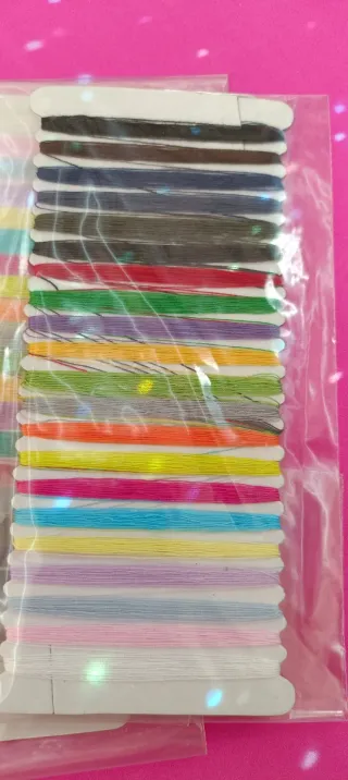 Pack 10 hilos bordar colores surtidos