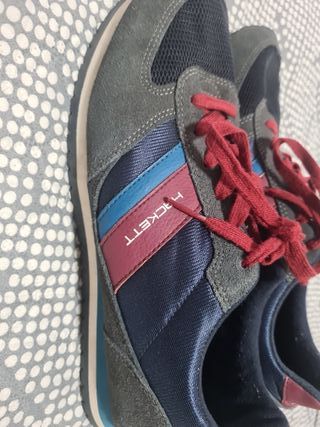 Zapatillas Hackett Azul y Gris