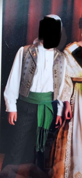 Traje de Fallero para Niño chaleco T8