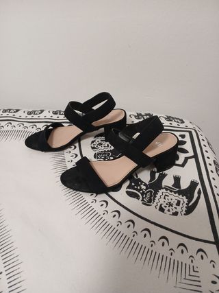 Sandalias H&M Negras Talla 38