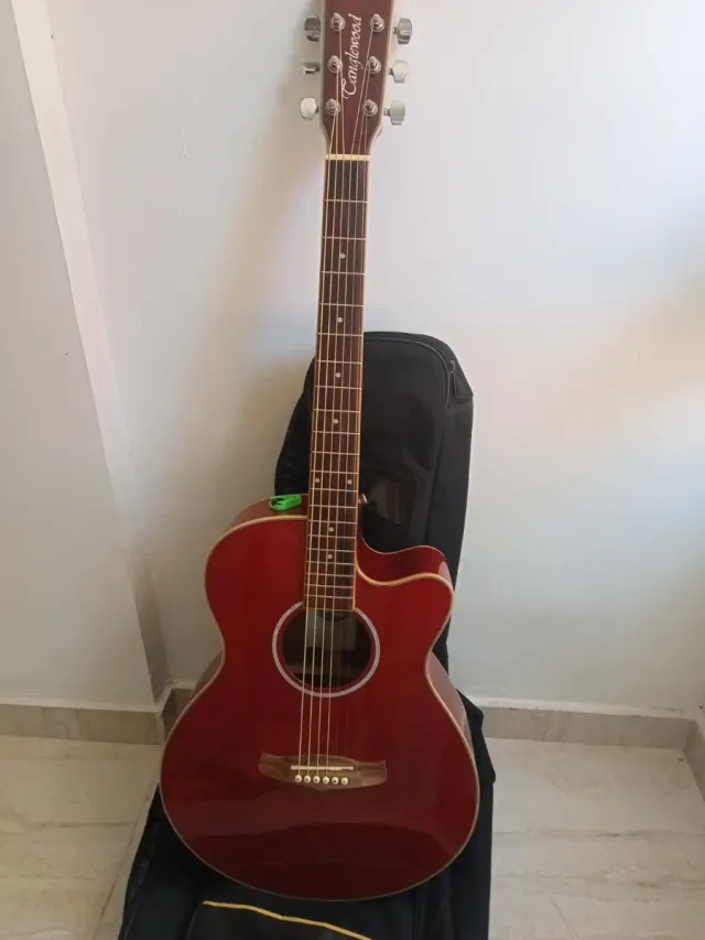 Guitarra Tanglewood Acústica Roja