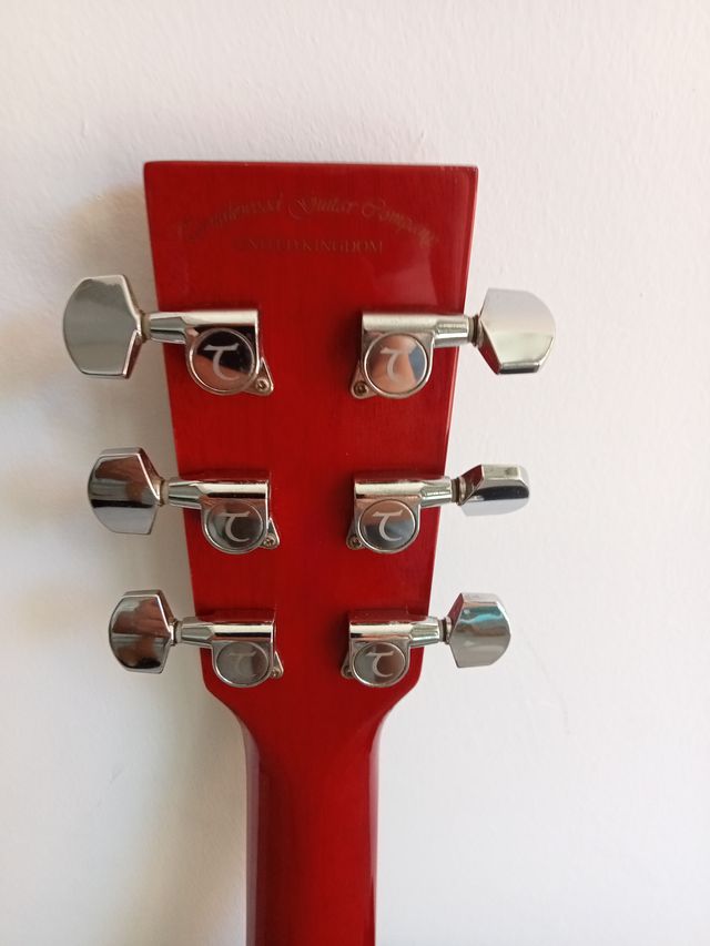 Guitarra Tanglewood Acústica Roja