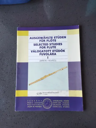 Libro Flauta Travesera: Estudios Seleccionados