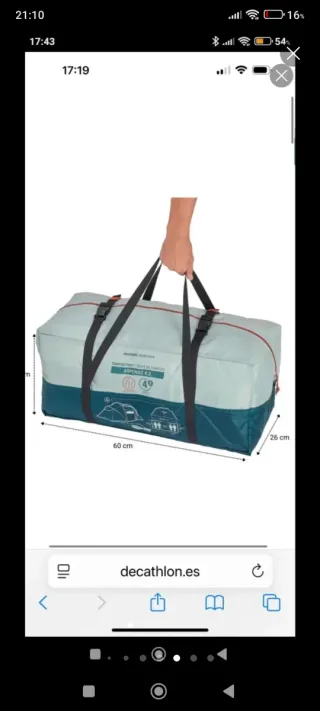 Tienda de campaña Quechua Arpenaz 4.2