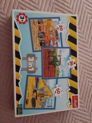Puzzle Trefl 3 en 1 Construcción