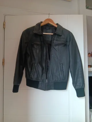Chaqueta Teddy Smith Talla 12 Cuero Marrón