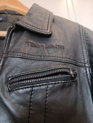 Chaqueta Teddy Smith Talla 12 Cuero Marrón