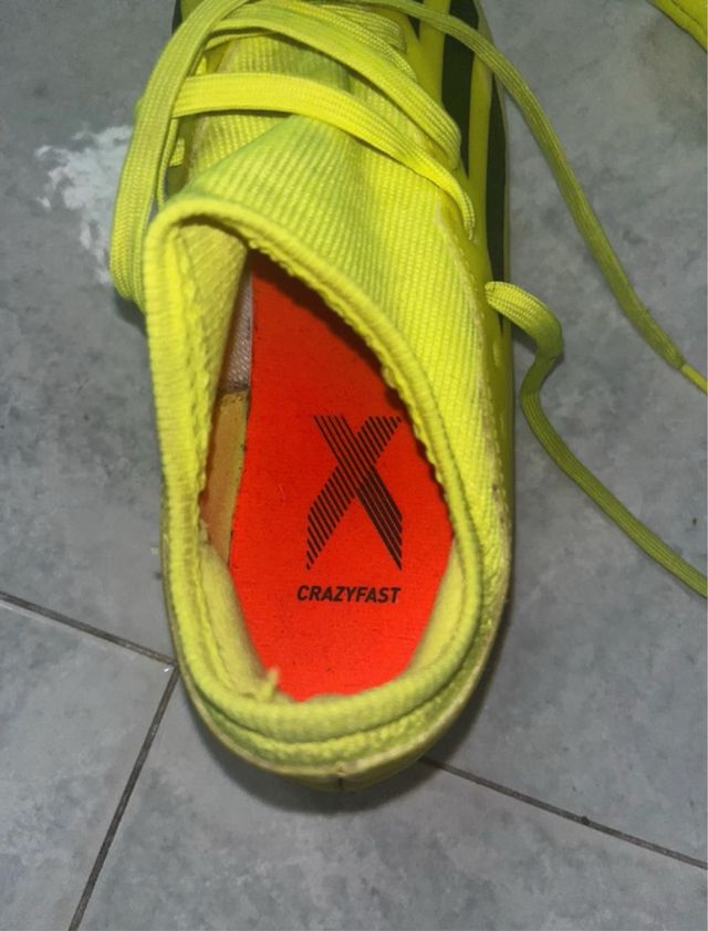 Scarpe calcio Adidas X Crazyfast numero 38