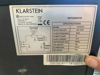 Mini nevera Klarstein, 30L