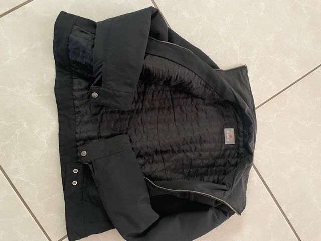 Casaco casual preto mulher