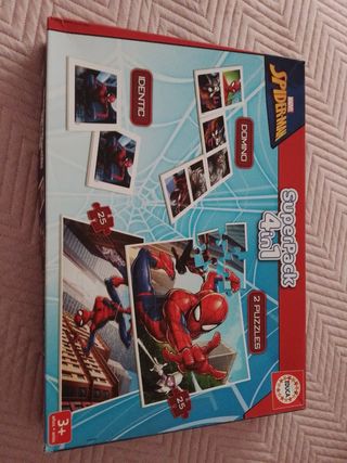 Puzzle SuperPack 4 en 1 Spiderman Educa
