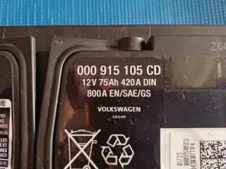 Batería Varta AGM 75 Ah 12 V 