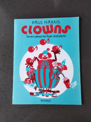 Libro Paul Harris Clowns Flauta Piano