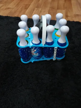 Juego Bolos Niños con Bolas y Porta Bolos