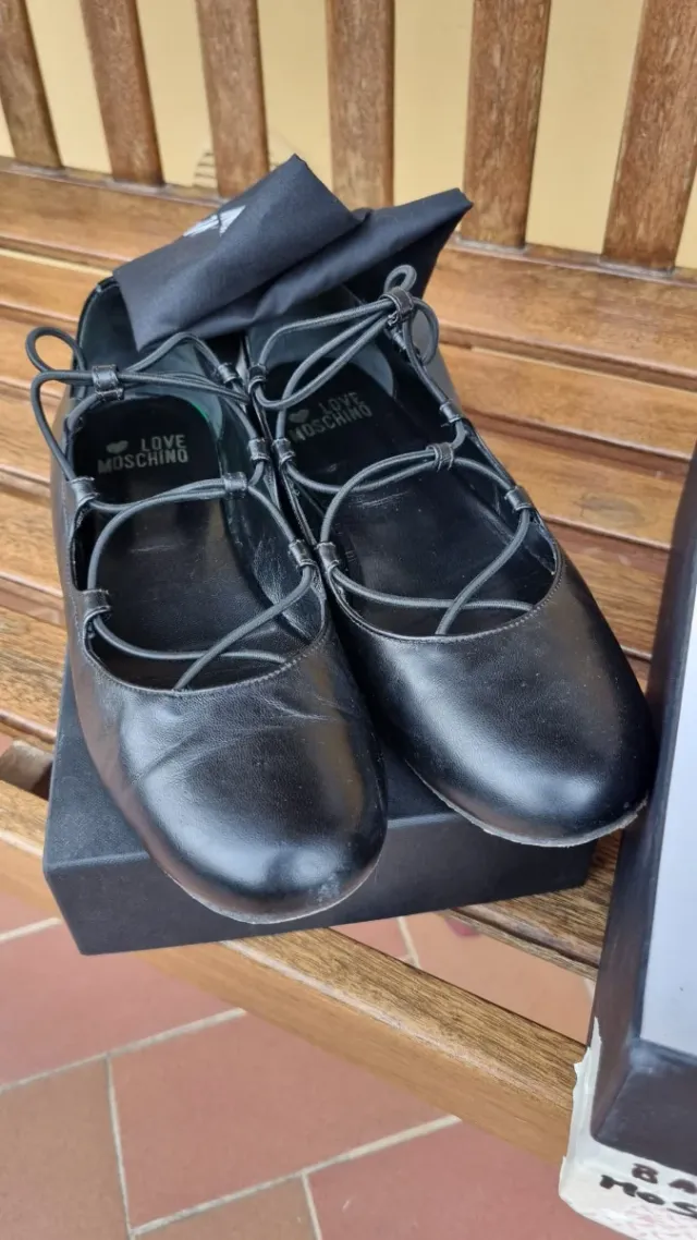 Ballerine Love Moschino nere