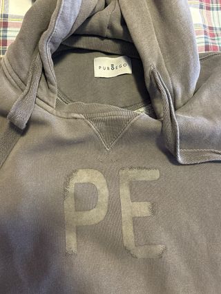 Sudadera Puro Ego Hombre Talla M verde oliva