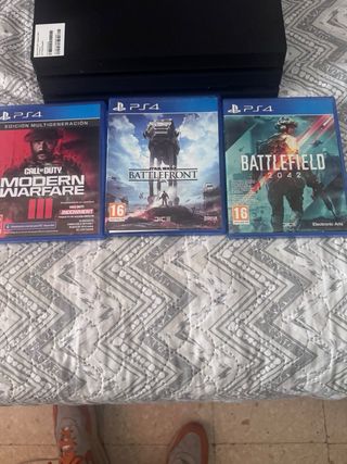 Consola PS4 Pro 1TB + 3 Juegos