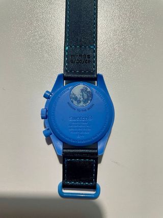 Omega x Swatch Moonwatch Superblue