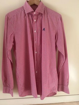 Camisa Scalpers Cuadros Rojo Talla 40