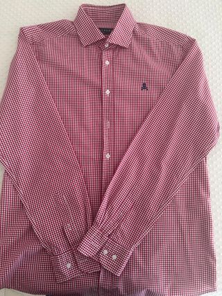 Camisa Scalpers Cuadros Rojo Talla 40