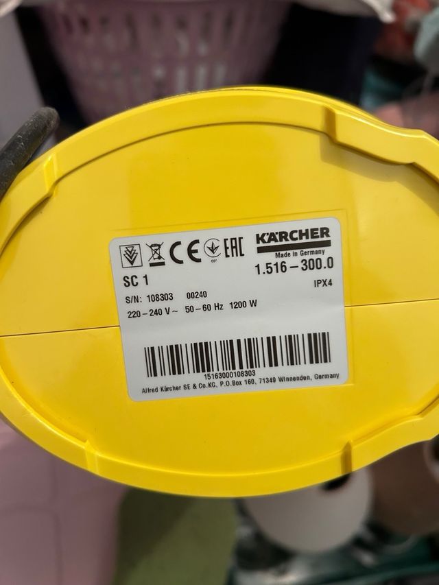 Karcher Limpiador a Vapor Amarillo