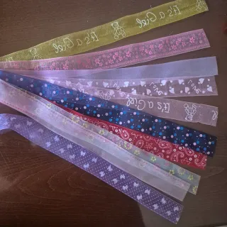 10 Cintas de 1 Yarda Variadas