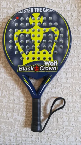 Pala de pádel Black Crown Wolf Negociable