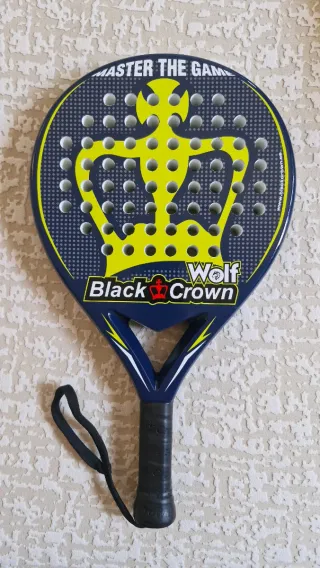 Pala de pádel Black Crown Wolf Negociable