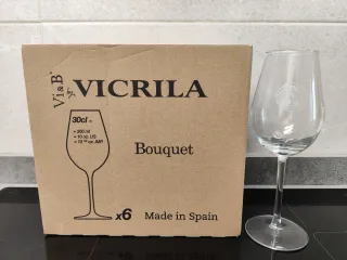 Set Copas Vicrila Grabado Williams Humbert