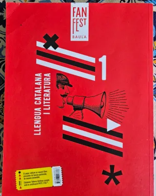 Llengua catalana i literatura 1r Batxillerat LA...