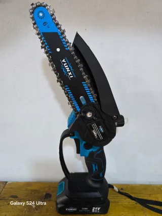 Mini motosega a batteria 21V