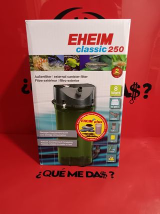 Filtro Externo Acuario Eheim Classic 250, Nuevo.