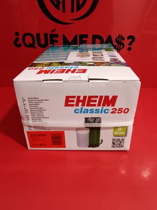 Filtro Externo Acuario Eheim Classic 250, Nuevo.