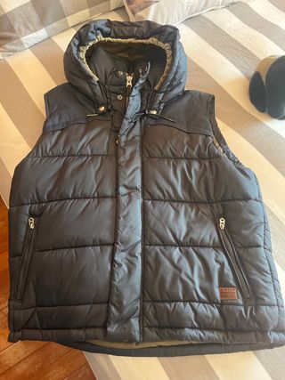 Chaleco G-Star Negro con Capucha