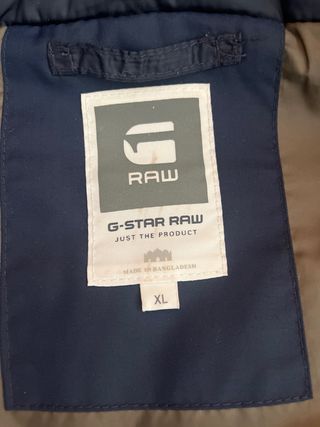 Chaleco G-Star Negro con Capucha