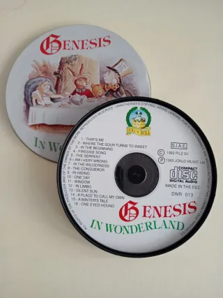 Genesis CD Bootleg In Wonderland